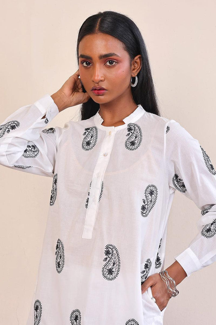 Generation - Bahar Shirt - Black - Lawn - 1 Piece