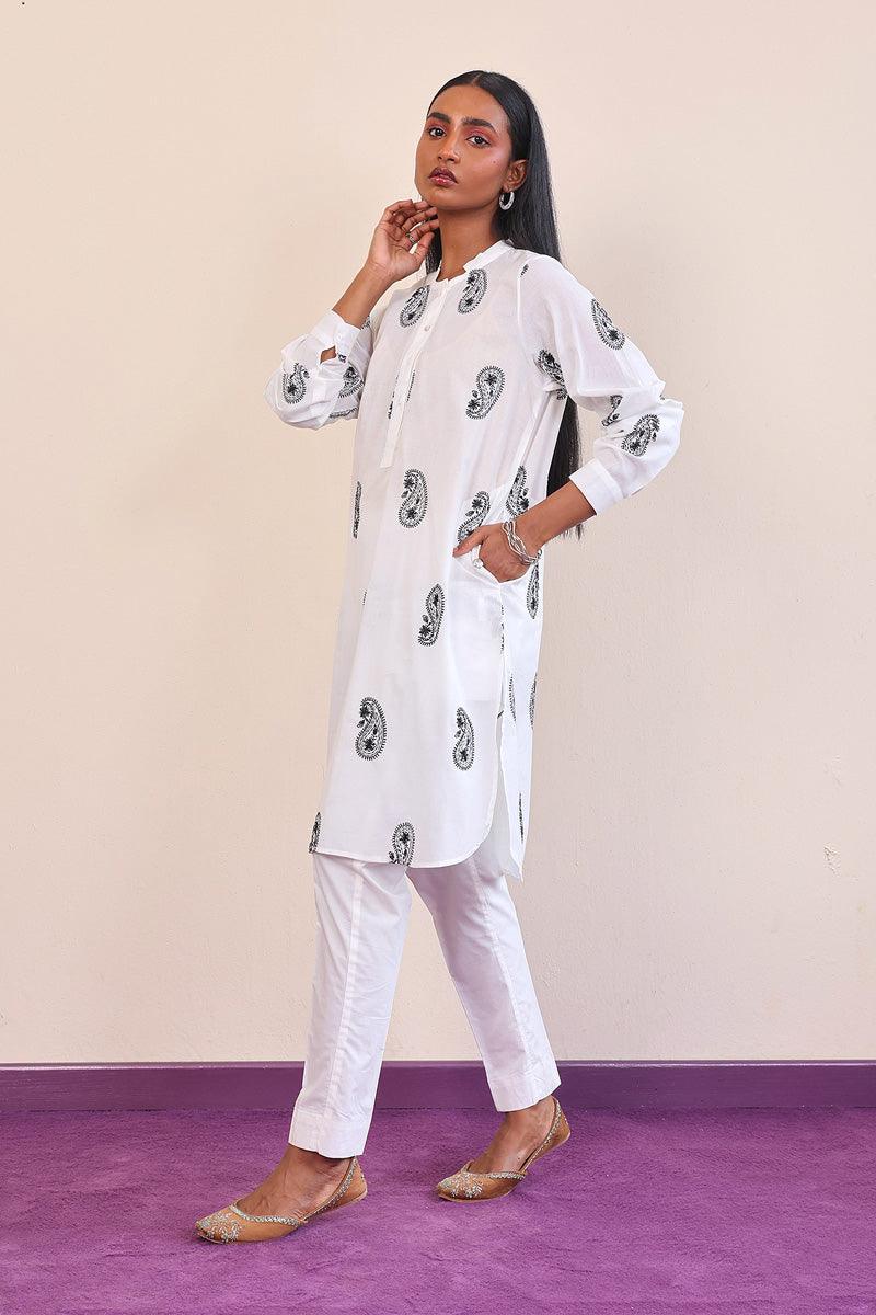 Generation - Bahar Shirt - Black - Lawn - 1 Piece