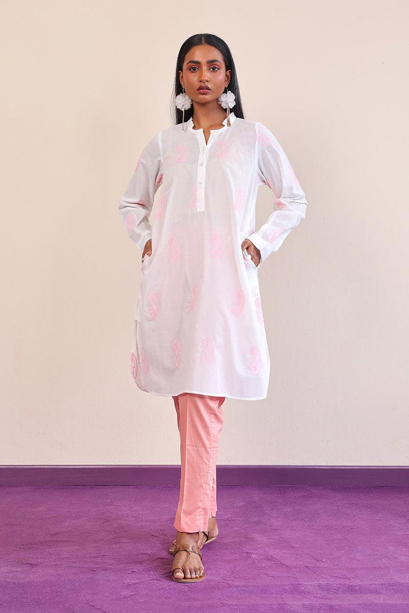 Generation - Bahar Shirt - Red - Lawn - 1 Piece