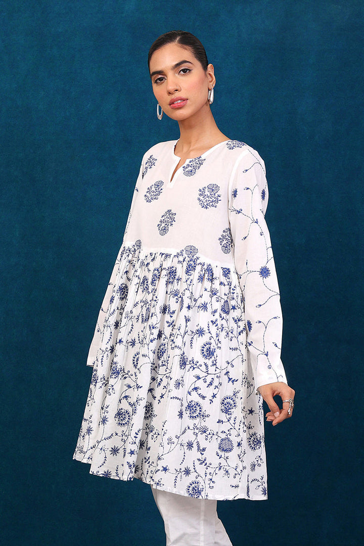 Generation - Bahar Peplum - Red - Lawn - 1 Piece