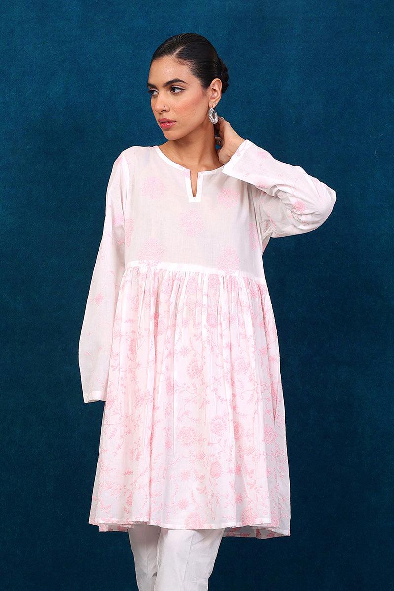 Generation - Bahar Peplum - Red - Lawn - 1 Piece