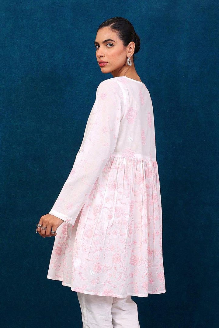 Generation - Bahar Peplum - Red - Lawn - 1 Piece