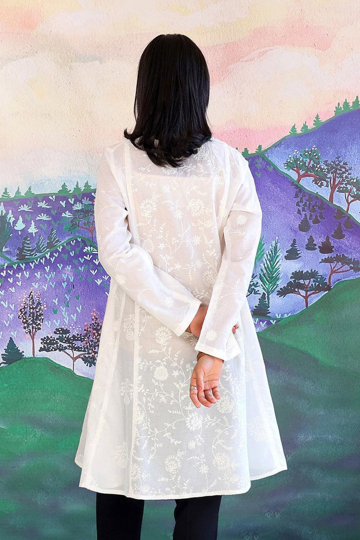 Generation - Bahar Embroidered Kurta - White - Lawn - 1 Piece