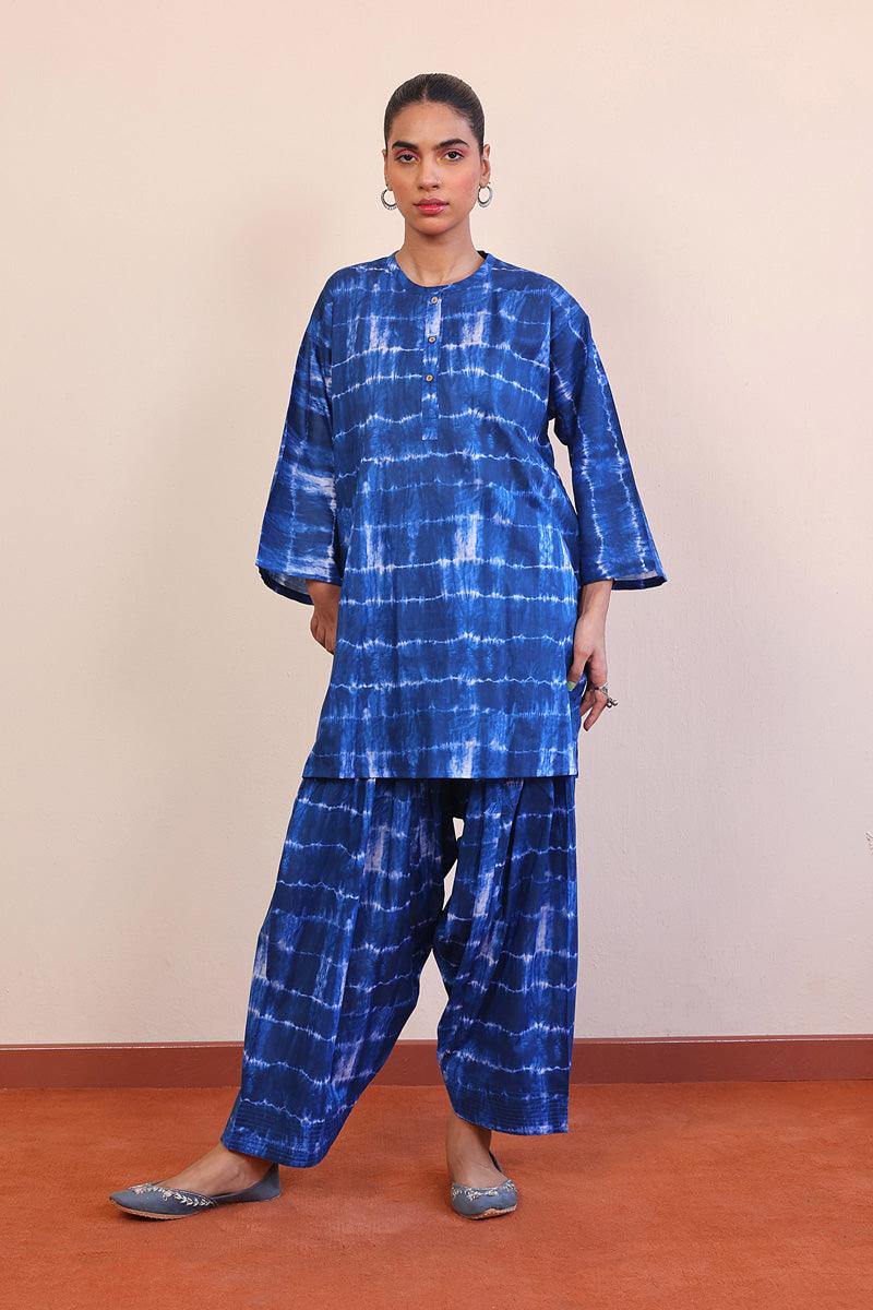 Generation - Mehtab Tie & Dye 2-Piece - Blue - Lawn
