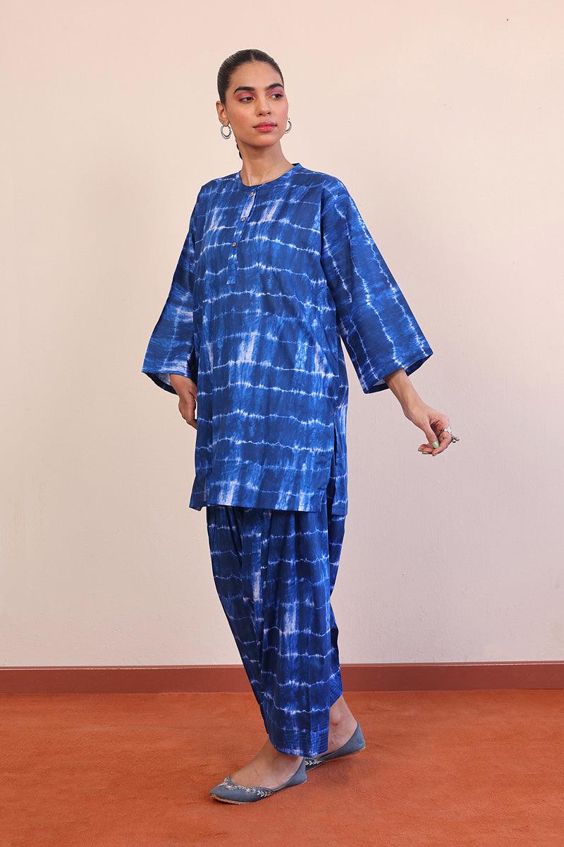 Generation - Mehtab Tie & Dye 2-Piece - Blue - Lawn