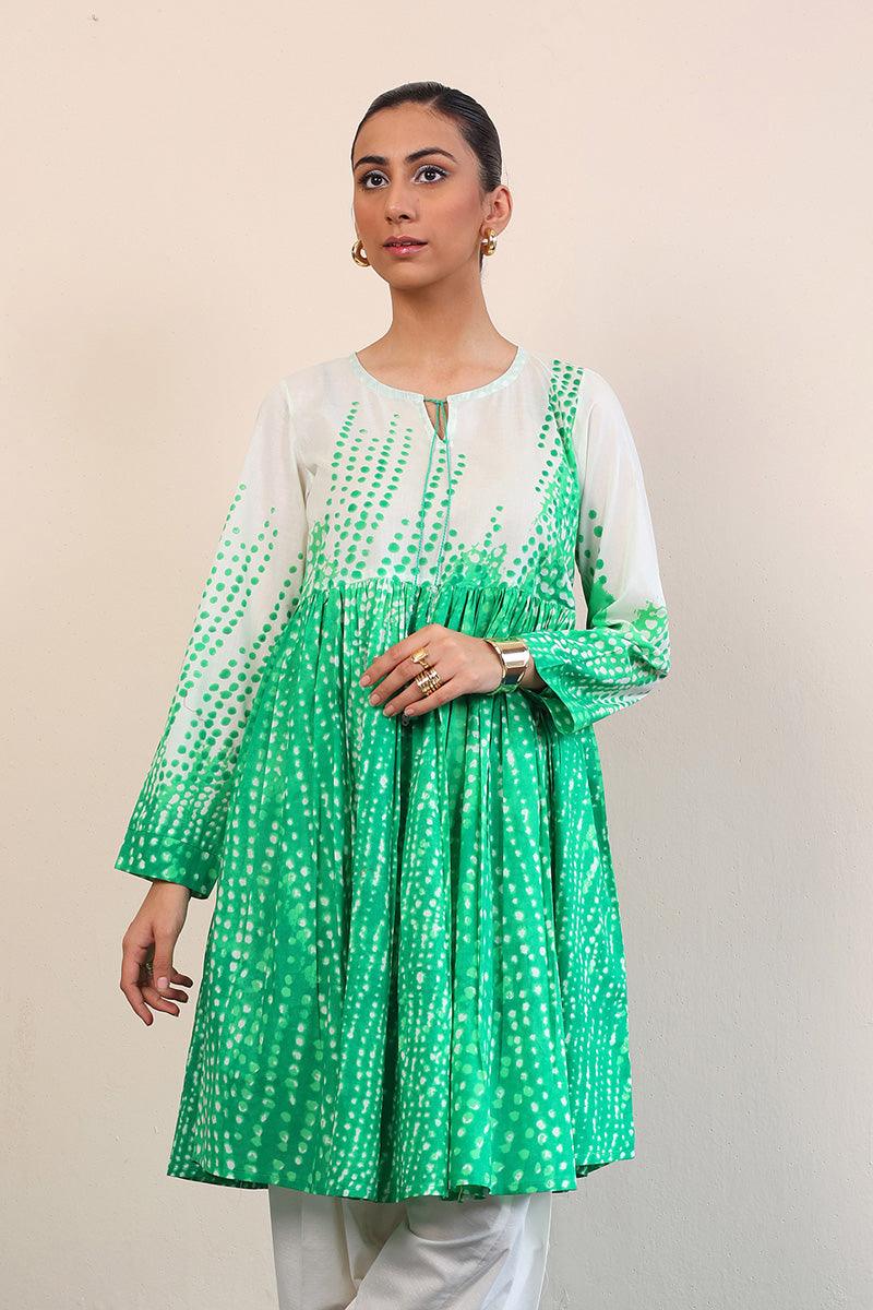 Generation - Slash Frock - Green - Lawn - 1 Piece