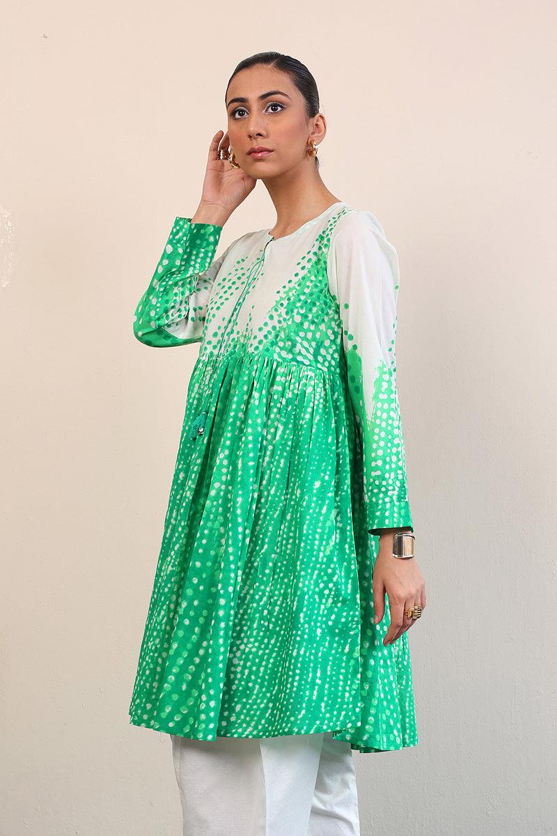 Generation - Slash Frock - Green - Lawn - 1 Piece