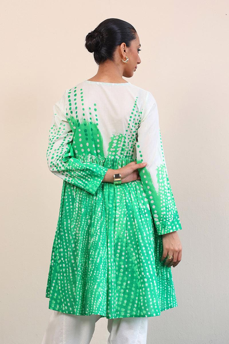 Generation - Slash Frock - Green - Lawn - 1 Piece