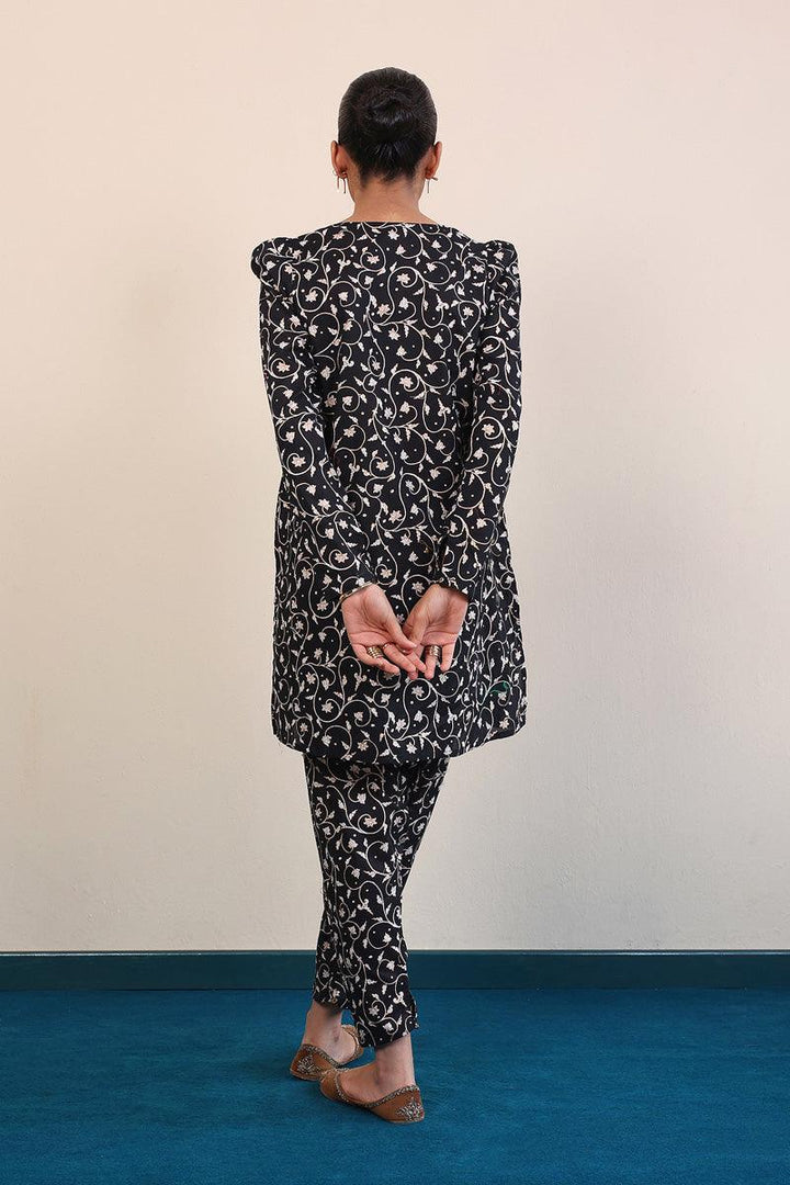 Generation - Mother Of Pearls Set - Black - Lawn - 2 Piece
