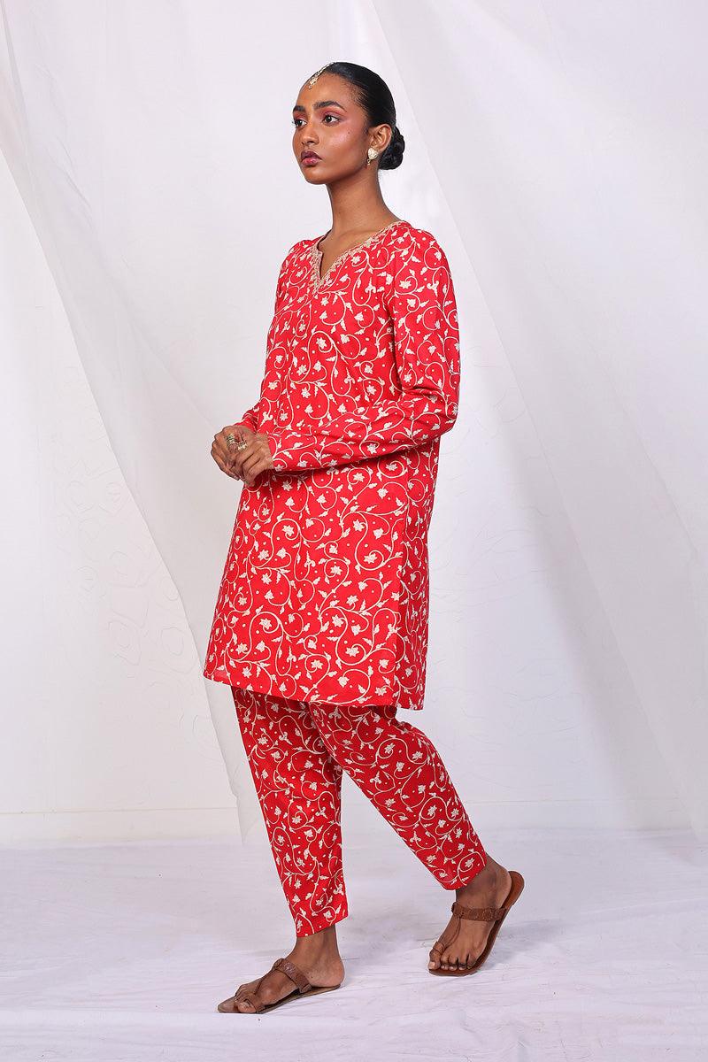 Generation - 2- Piece Mother Of Pearls - Red - Lawn