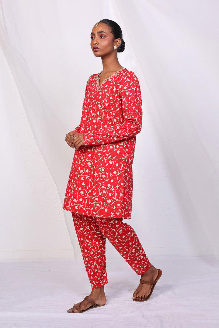 Generation - 2- Piece Mother Of Pearls - Red - Lawn