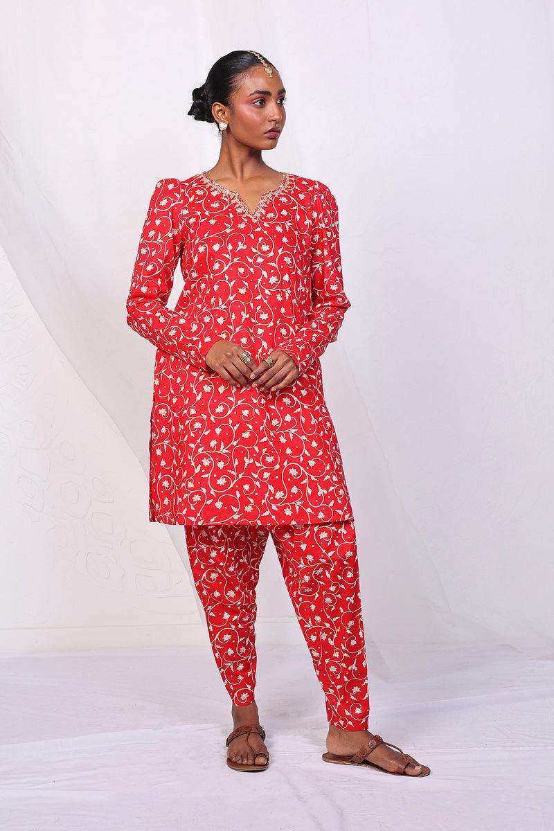 Generation - 2- Piece Mother Of Pearls - Red - Lawn