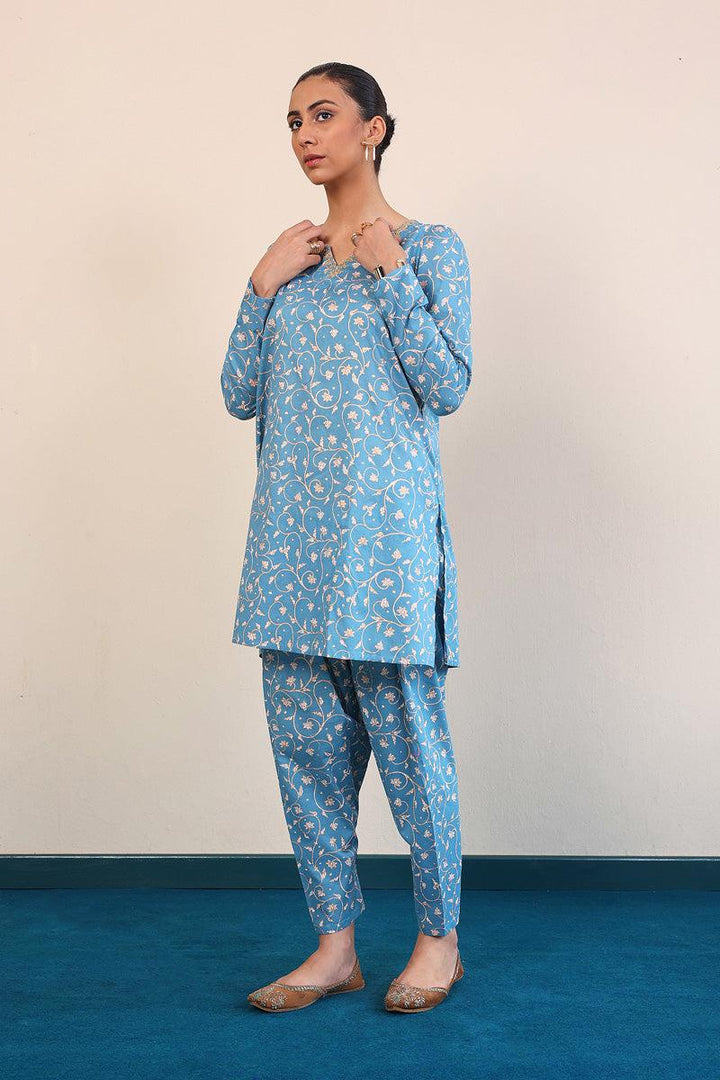 Generation - Mother Of Pearls Set - Sky Blue - Lawn - 2 Piece