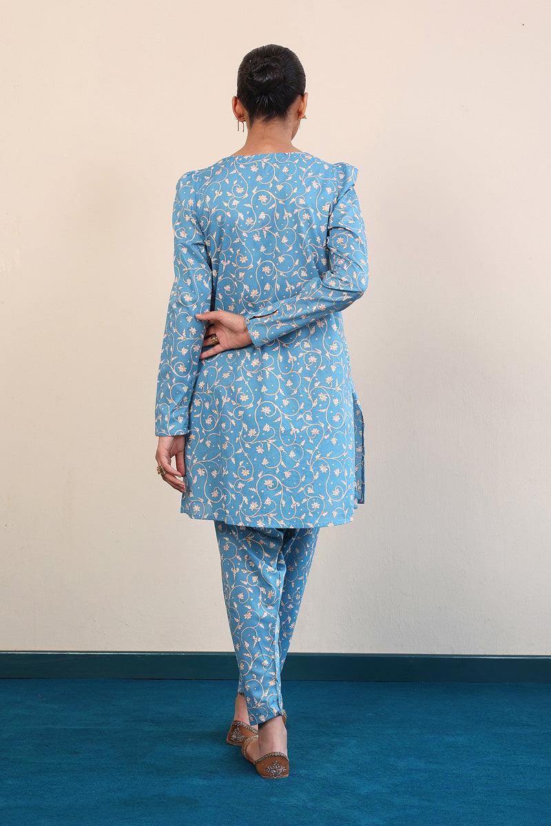 Generation - Mother Of Pearls Set - Sky Blue - Lawn - 2 Piece