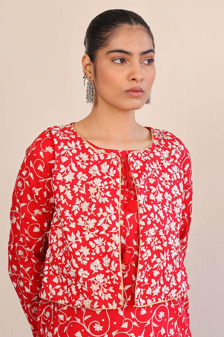Generation - Mother Of Pearls 2-Piece Set - Red - Lawn