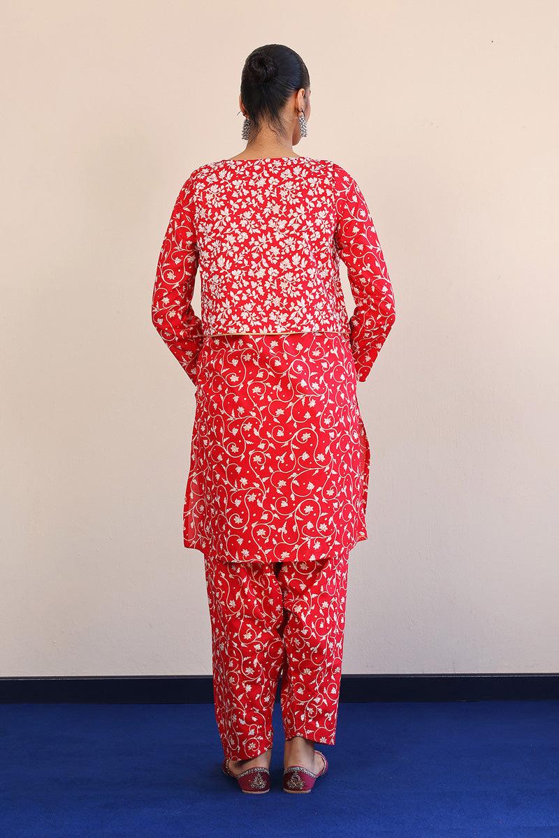 Generation - Mother Of Pearls 2-Piece Set - Red - Lawn