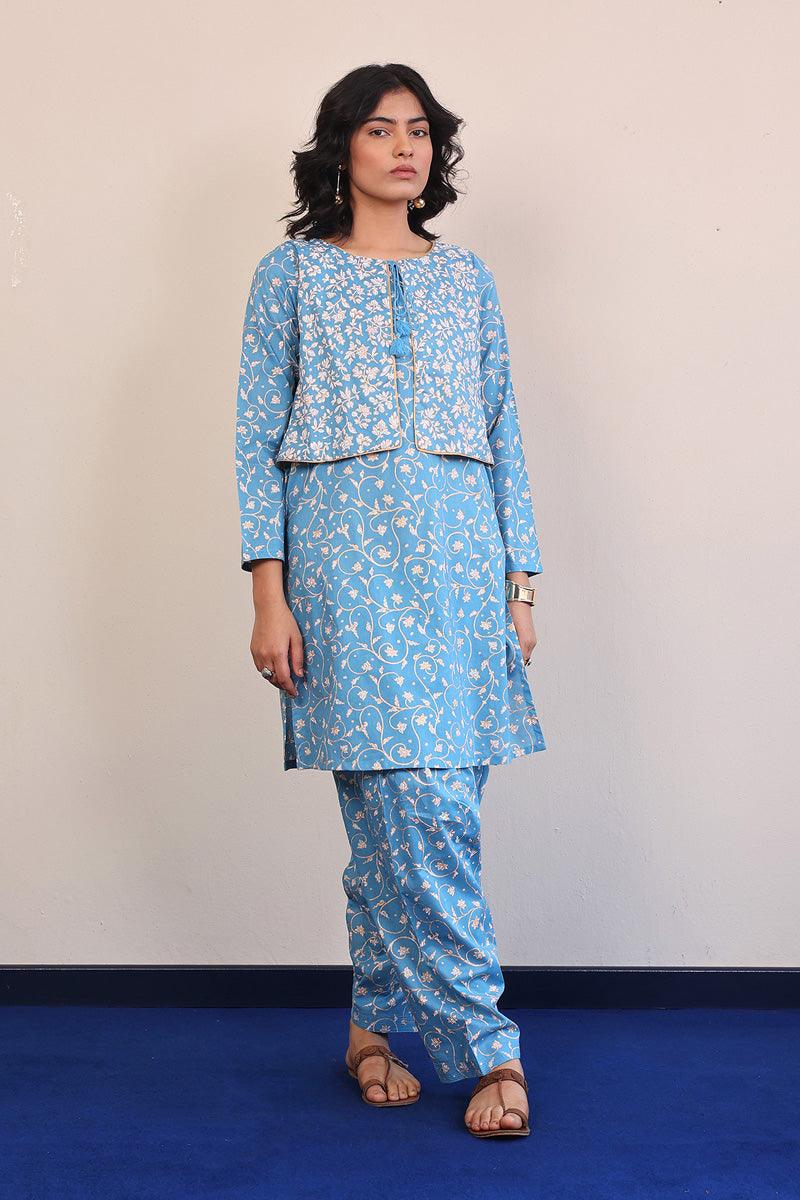 Generation - Mother Of Pearls 2-Piece Set - Sky Blue - Lawn