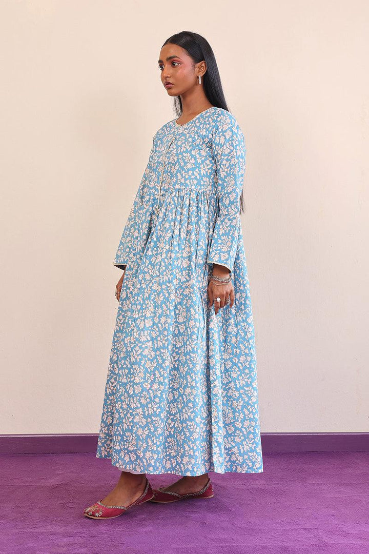 Generation - Mother of Pearls Dress - Blue - Lawn - 1 Piece