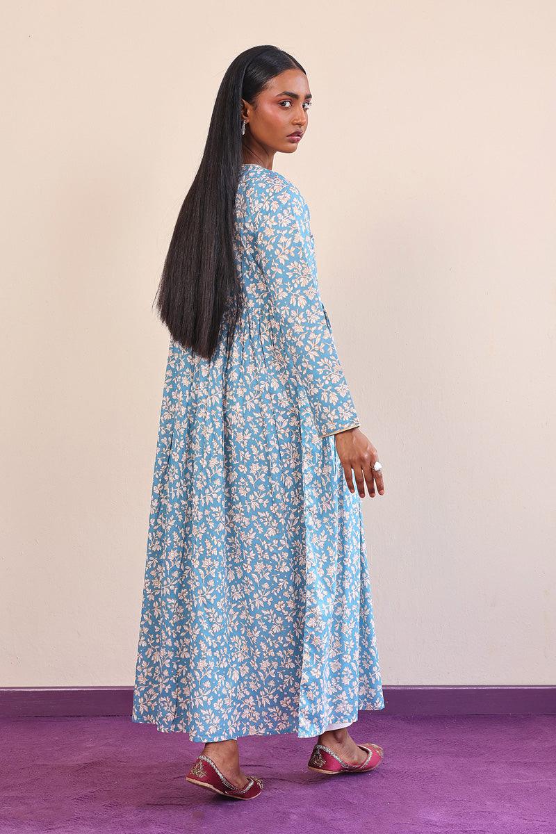 Generation - Mother of Pearls Dress - Blue - Lawn - 1 Piece