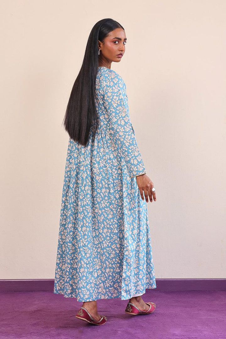 Generation - Mother of Pearls Dress - Blue - Lawn - 1 Piece