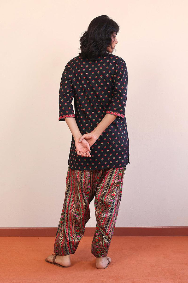 Generation - Afghani Floral 2-Piece - Black - Lawn
