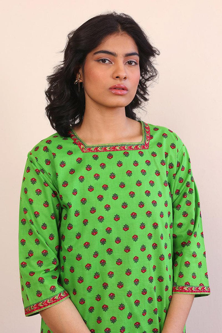 Generation - Afghani Floral 2-Piece - Green - Lawn