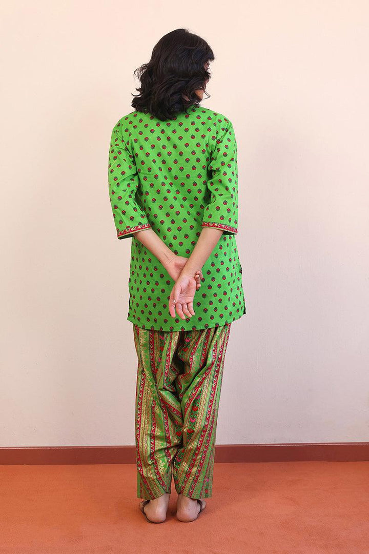 Generation - Afghani Floral 2-Piece - Green - Lawn