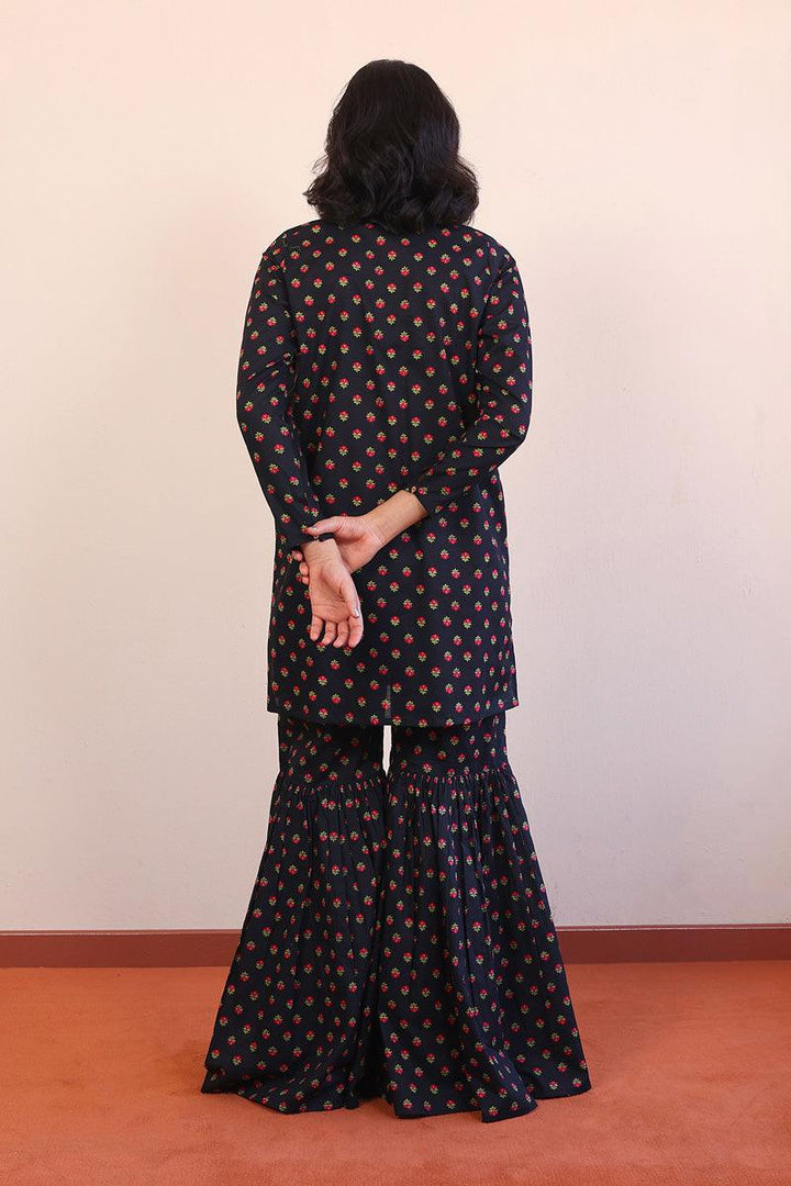 Generation - Afghani Gharara 2-Piece - Black - Lawn