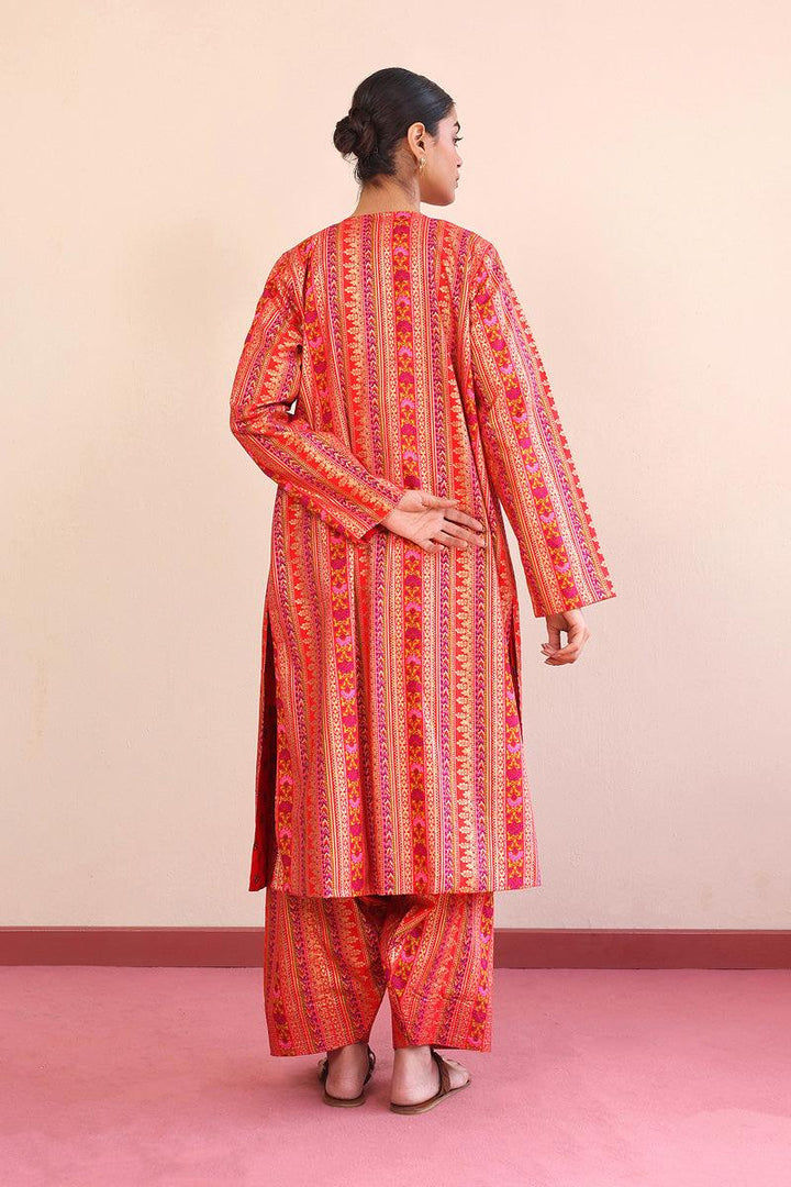 Generation - Afghani Jacket - Red - Lawn - 1 Piece