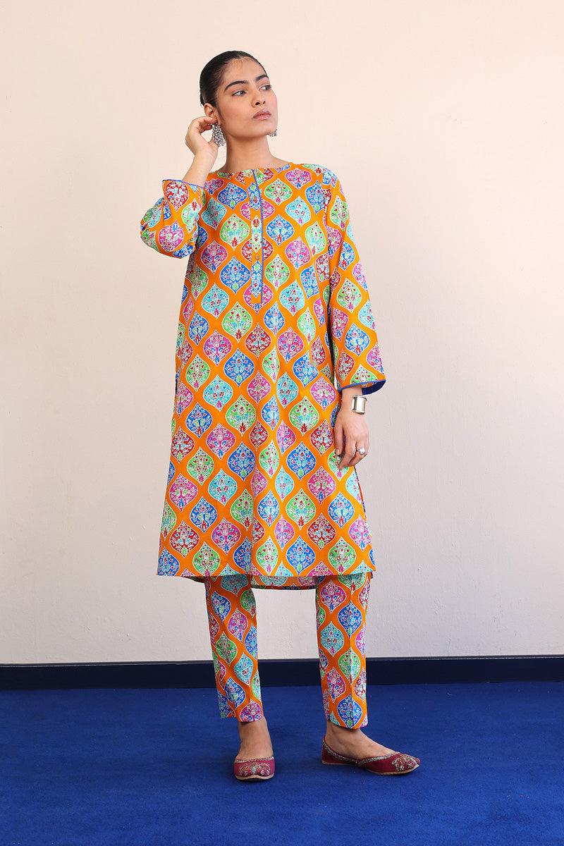 Generation - Kanni 2-Piece Suit - Orange - Lawn