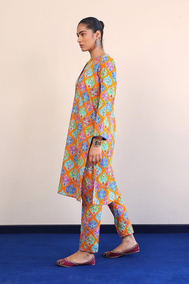 Generation - Kanni 2-Piece Suit - Orange - Lawn
