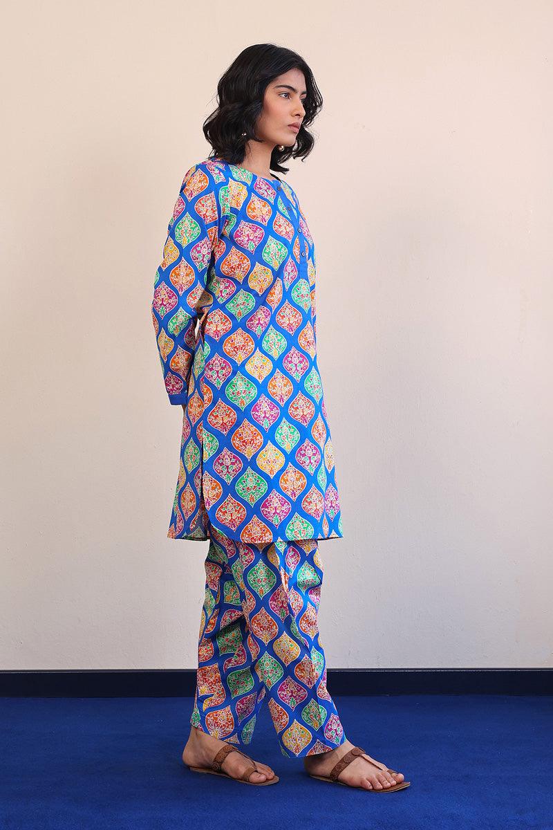 Generation - Kanni Matching Set - Blue - Lawn - 2 Piece