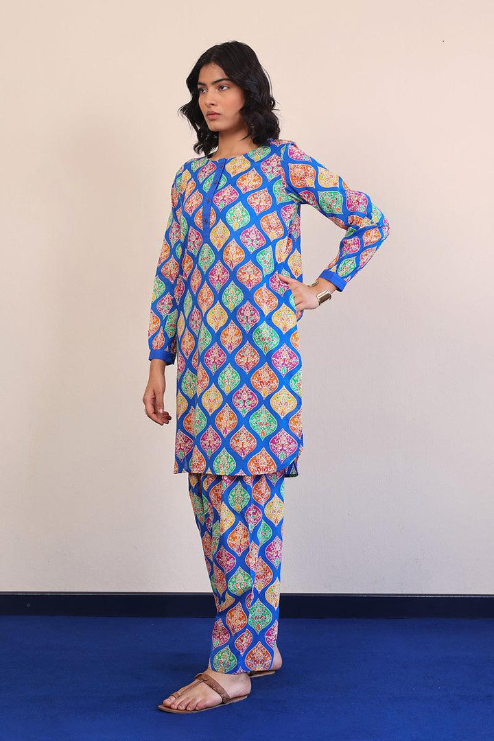 Generation - Kanni Matching Set - Blue - Lawn - 2 Piece