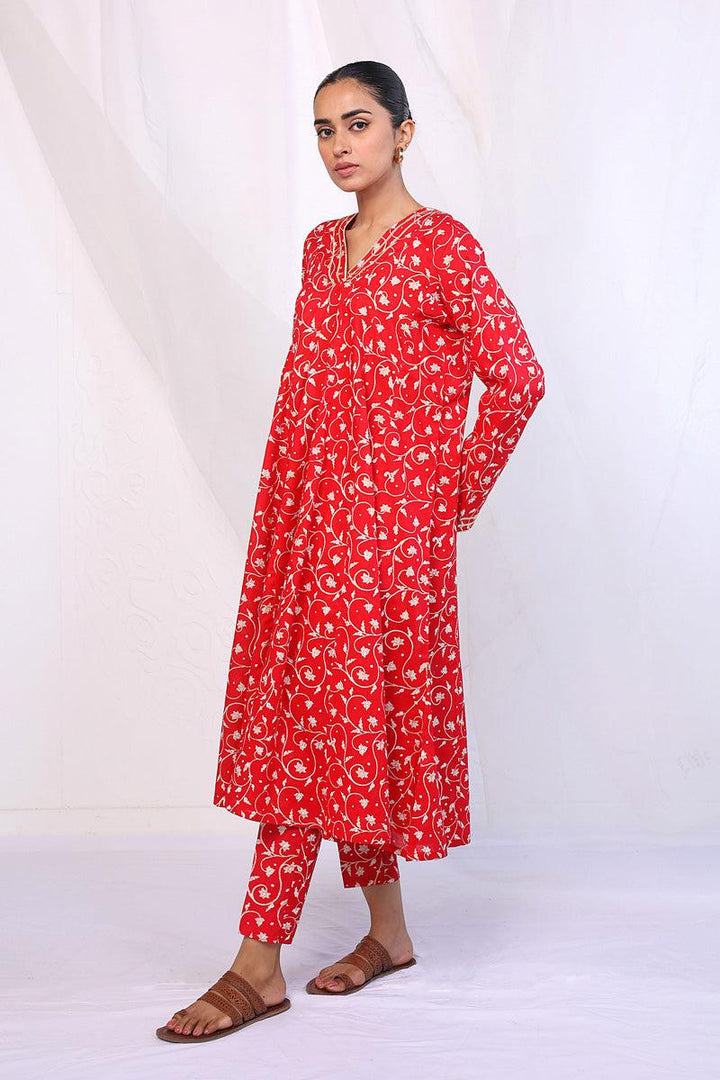 Generation - 2- Piece Mother Of Pearls - Red - Lawn