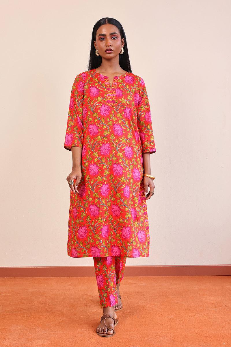 Generation - 2- Piece Afghani - Red - Lawn