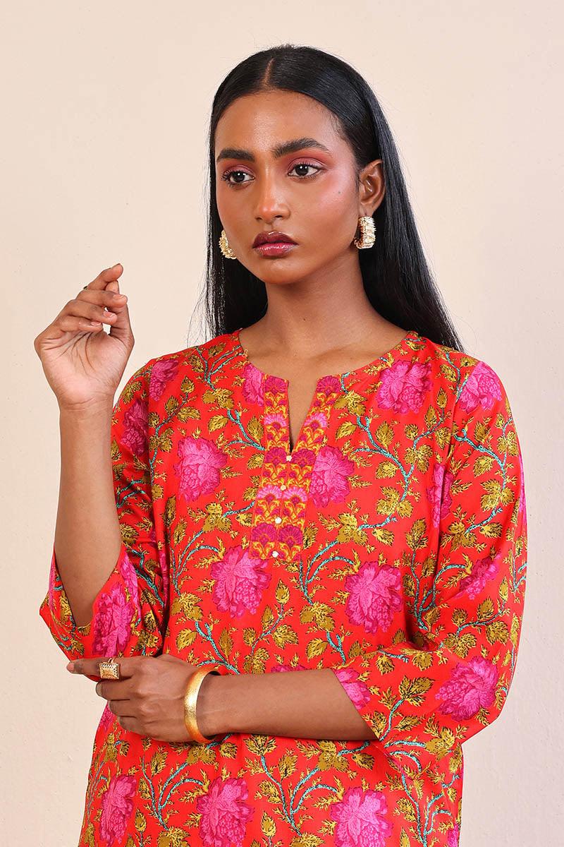 Generation - 2- Piece Afghani - Red - Lawn