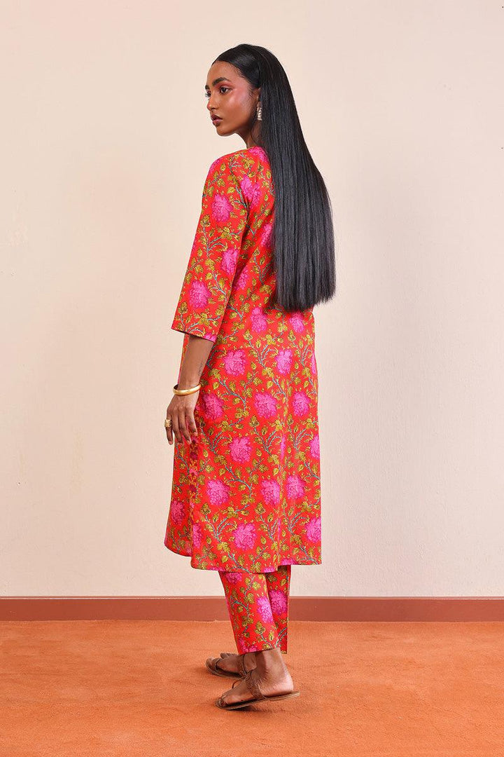 Generation - 2- Piece Afghani - Red - Lawn