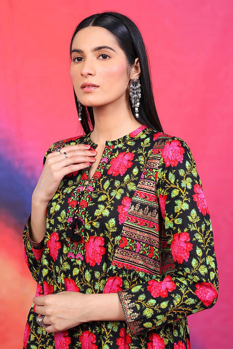 Generation - Afghani Dress - Black - Lawn - 1 Piece