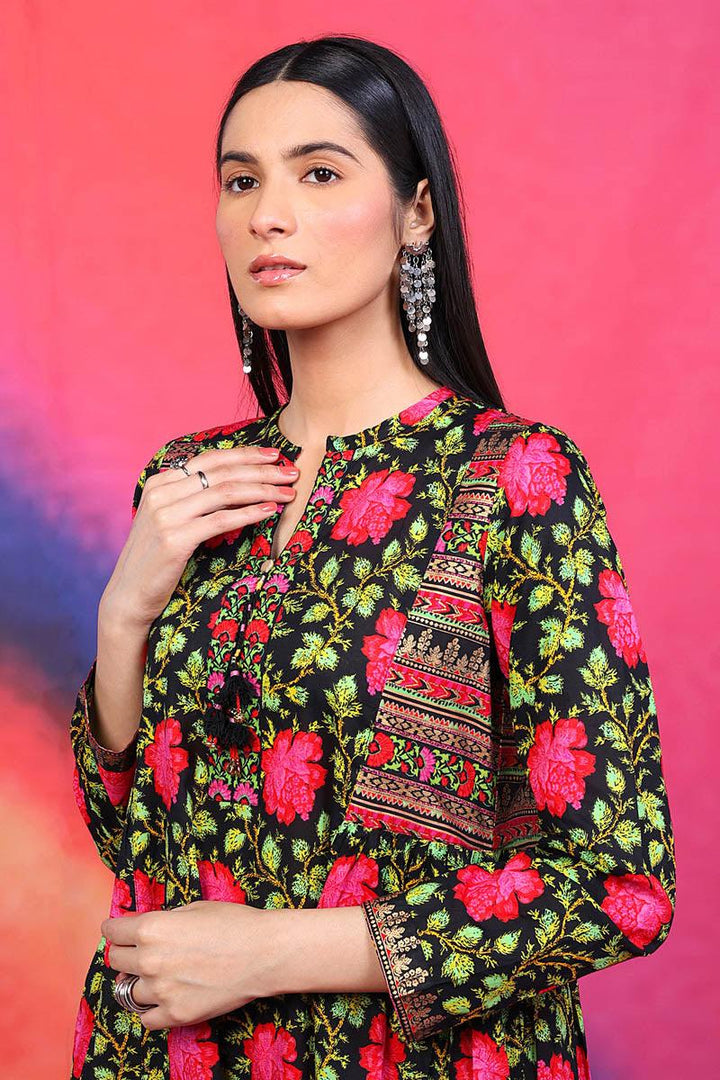 Generation - Afghani Dress - Black - Lawn - 1 Piece