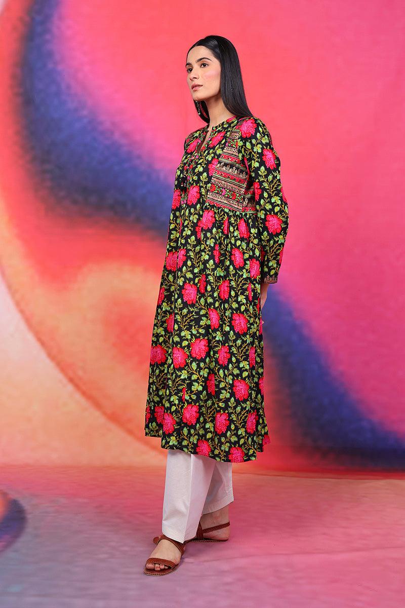 Generation - Afghani Dress - Black - Lawn - 1 Piece