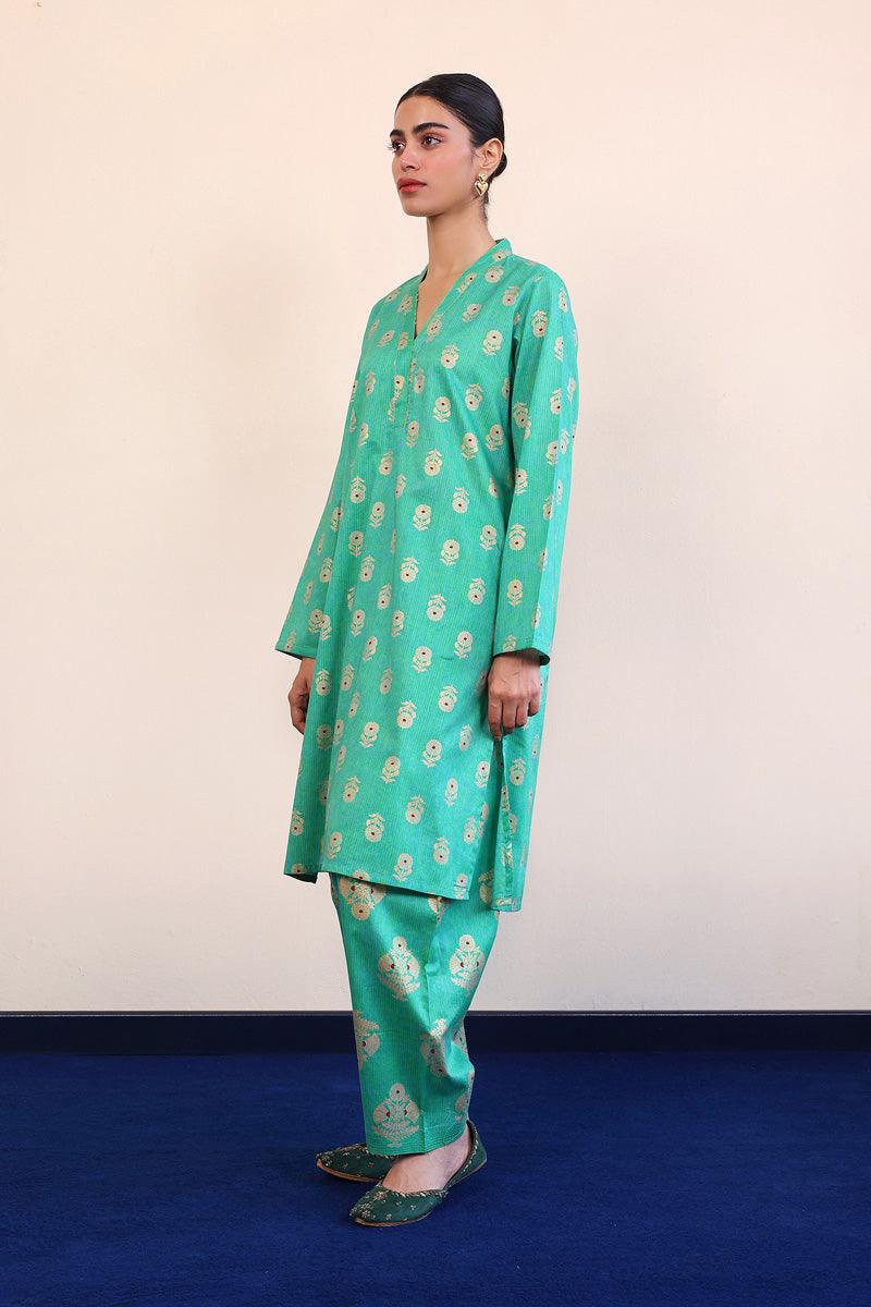 Generation - 2- Piece Rivayat - Green - Lawn