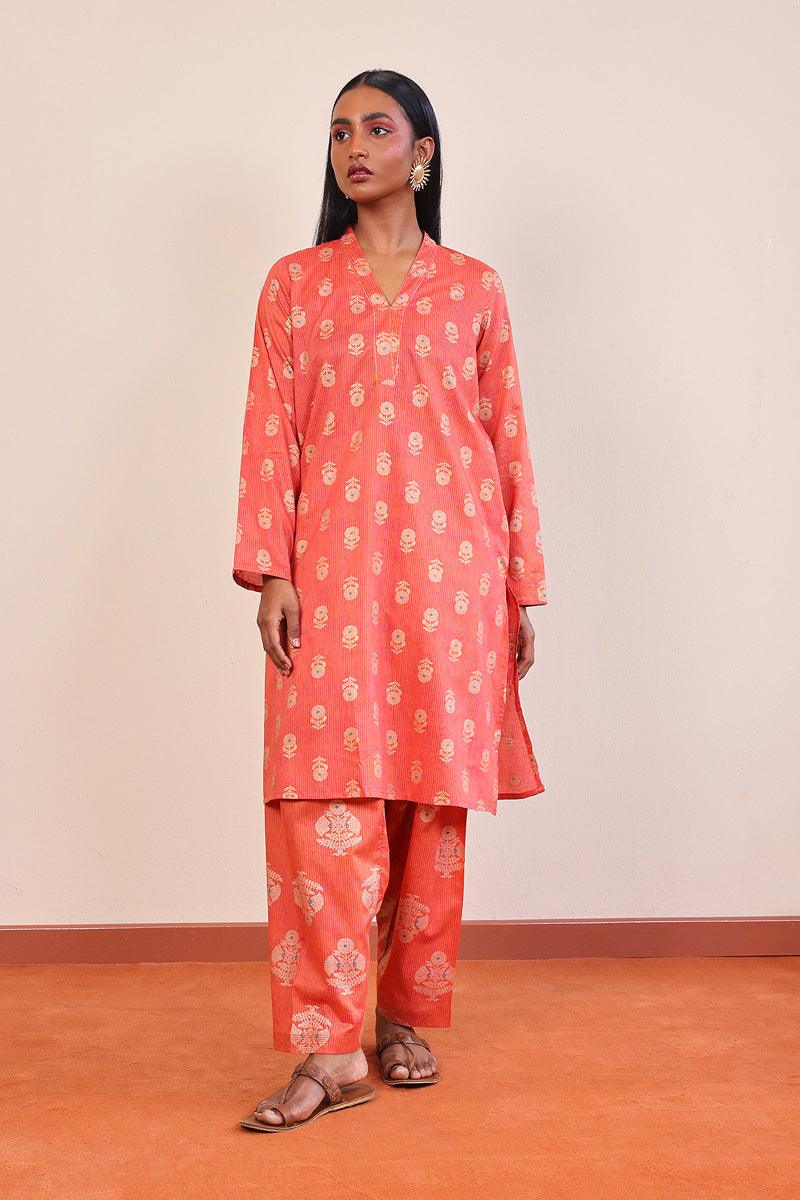 Generation - 2- Piece Rivayat - Pink - Lawn