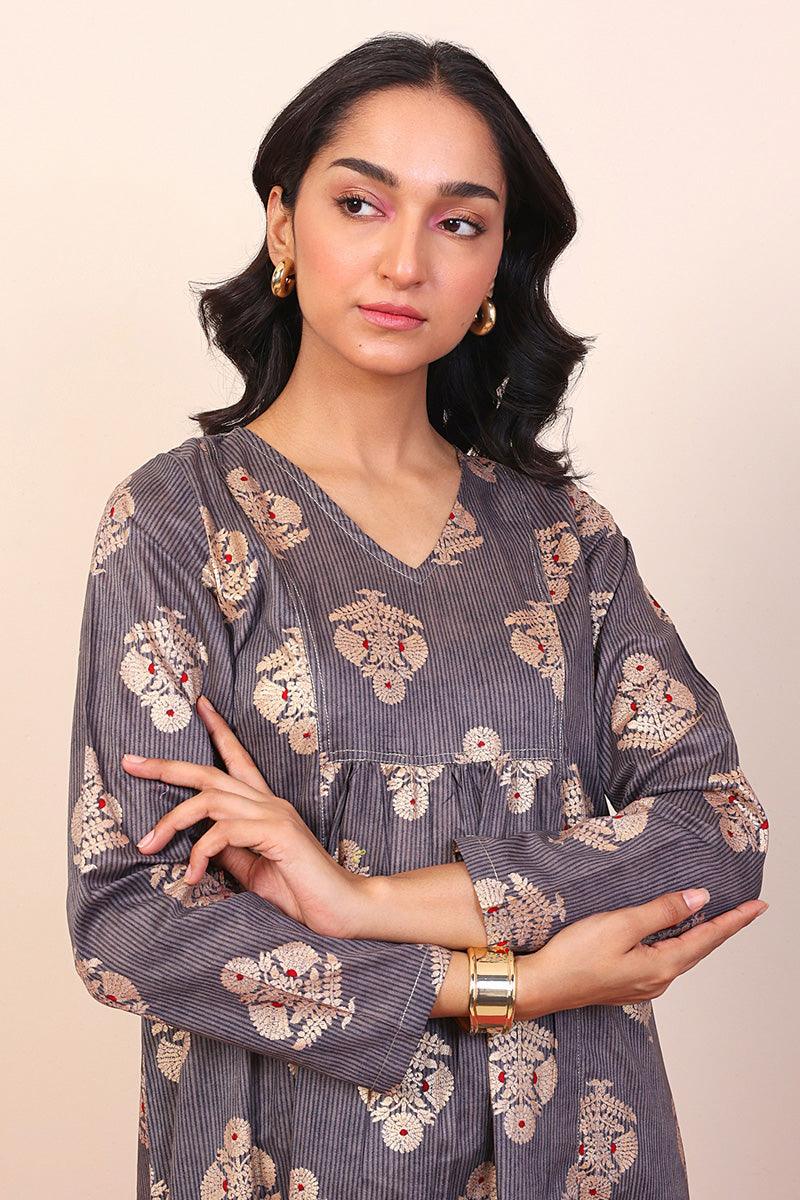 Generation - Rivayat Printed 2-Piece - Black - Lawn