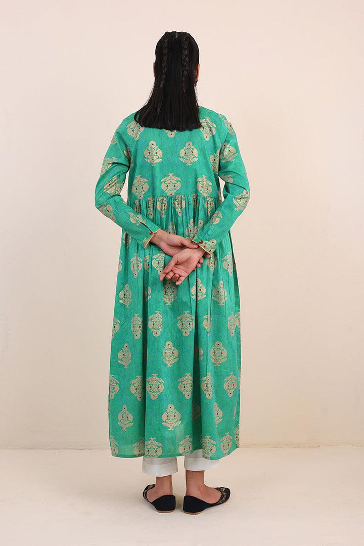 Generation - Rivayat Jewel Dress - Green - Lawn - 1 Piece