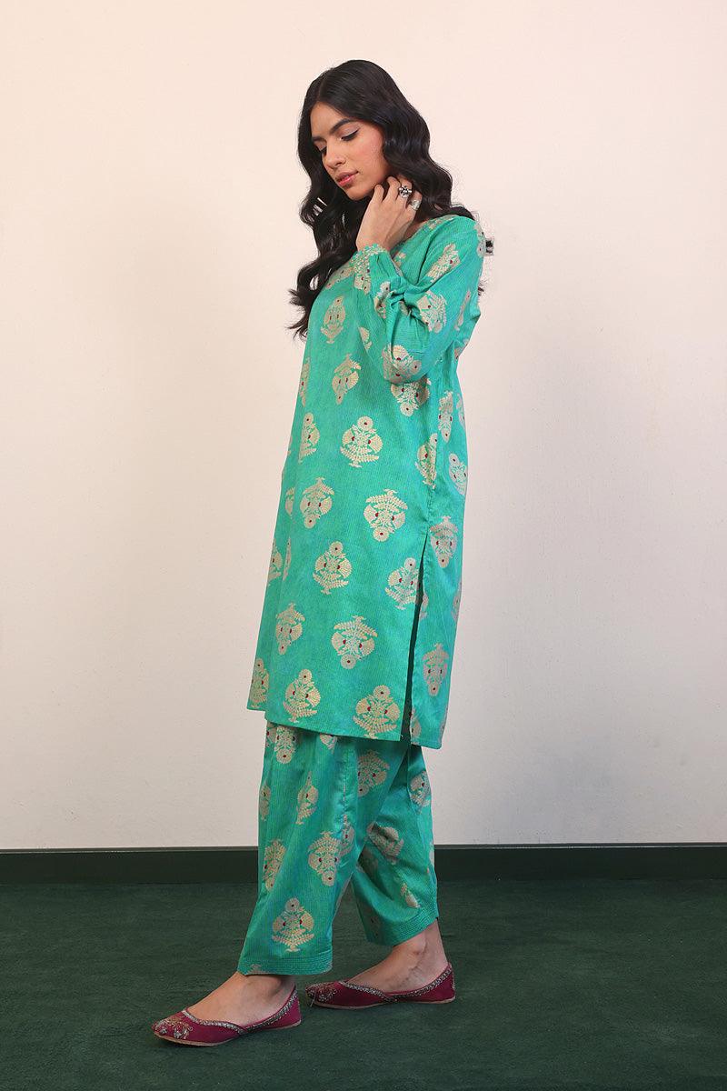 Generation - 2- Piece Rivayat - Red - Lawn