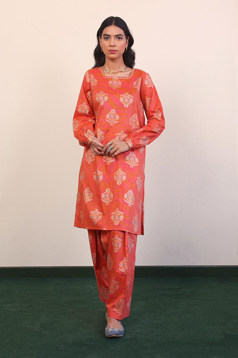 Generation - 2- Piece Rivayat - Red - Lawn