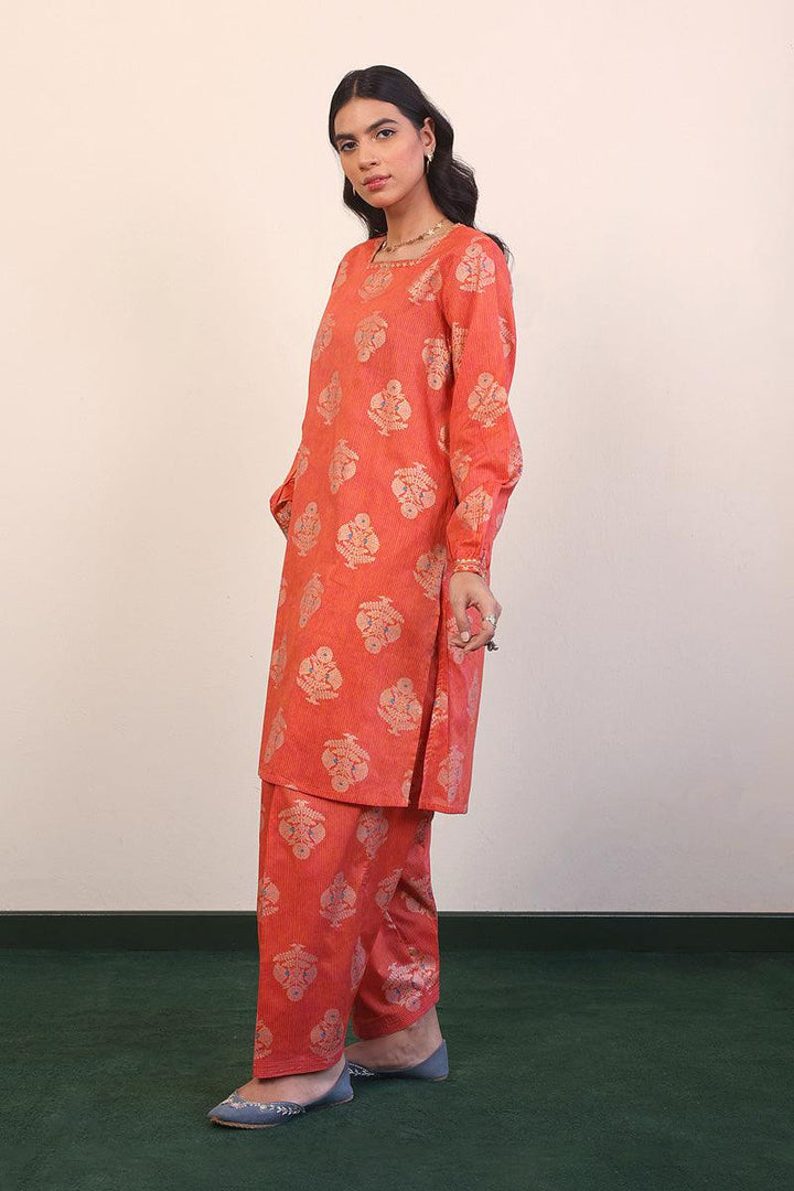 Generation - 2- Piece Rivayat - Red - Lawn