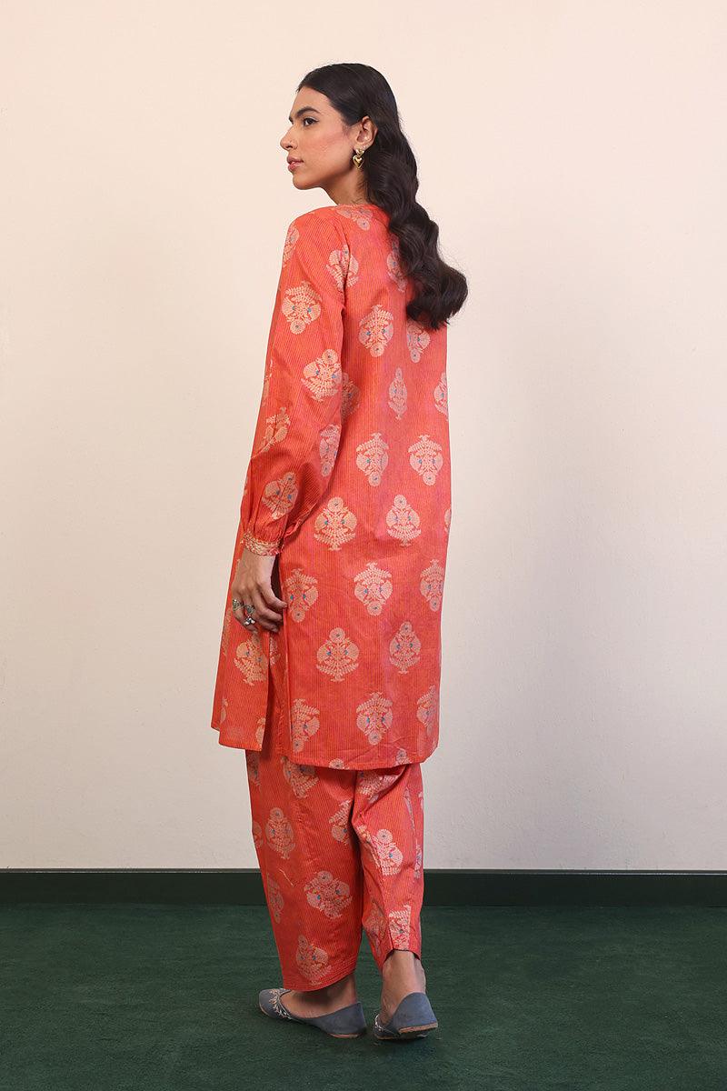 Generation - 2- Piece Rivayat - Red - Lawn