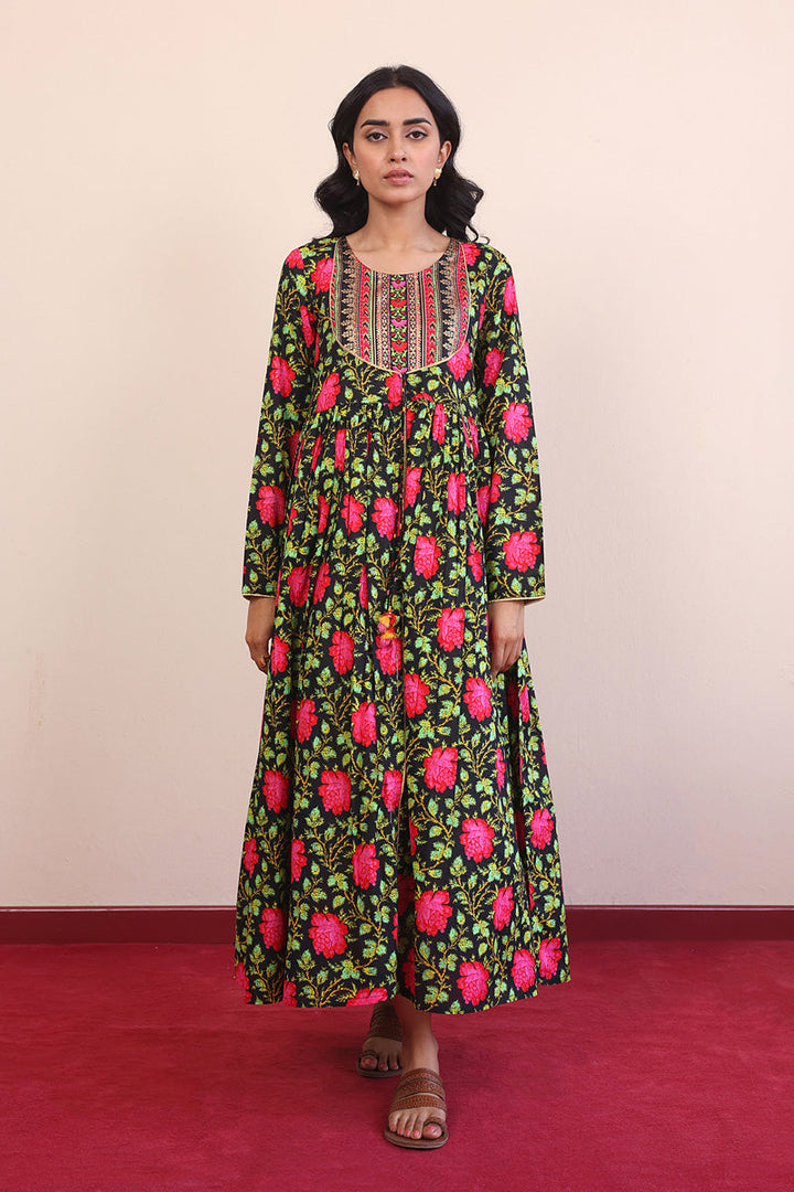 Generation - Afghani Dress - Black - Lawn - 1 Piece
