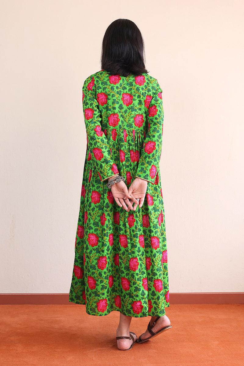 Generation - Afghani Dress - Green - Lawn - 1 Piece